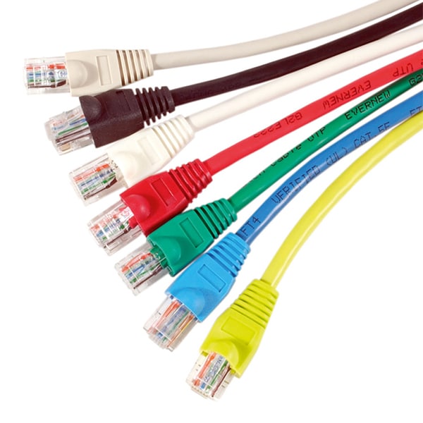 Cable de Red Patchcord Cat5e 7,62m Gris DRACMA