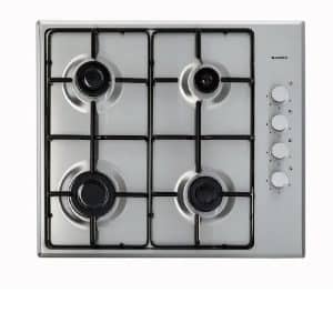 Anafe James de Empotrar a Gas 4 hornallas 4 H AG. Acero Inox