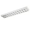 Artefacto Iluminación de embutir doble parabólico 2x36 p/LED
