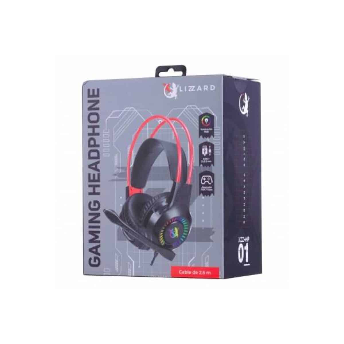 Auricular Audifono Gamer con micrófono X-Lizzard PC/PS4/Xbox