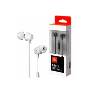 Auricular Audifono manos libre JBL C50HI Blanco