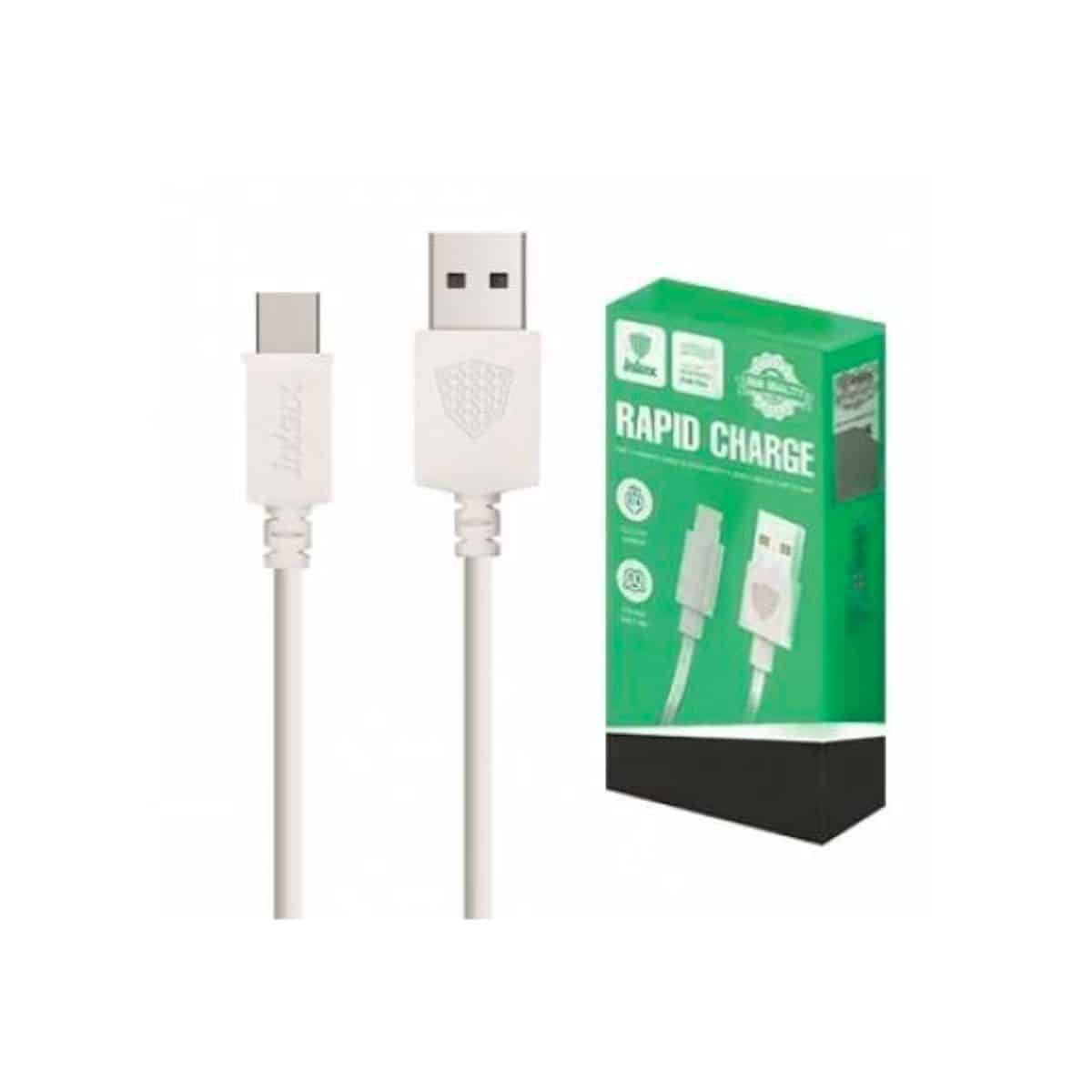 Cable Inkax 1 metro Tipo-C carga rapida - CB-01