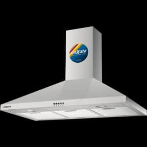 Campana Chimenea Extractora 90 cm de Acero Inox 750 m3/h