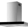 Campana Chimenea Extractora James p/Cocina Plana 60 Inox