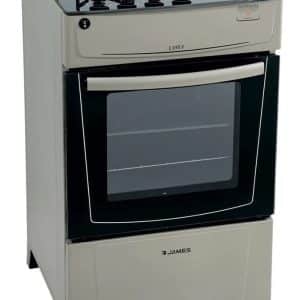 Cocina A Gas James 4 Hornallas Mesasda Vidrio C690V TITANIUM