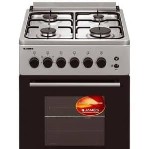 Cocina A Gas James 4 Hornallas c/Grill a Gas Acero Inox C212