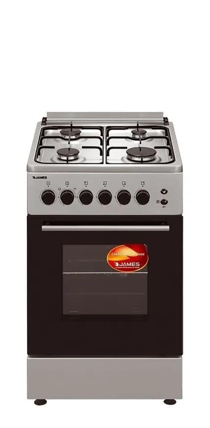 Cocina A Gas James 4 Hornallas c/Grill a Gas Acero Inox C212