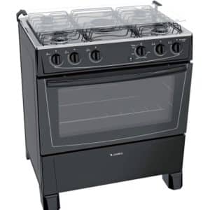 Cocina A Gas James 5 Hornallas C150 B Negra - Distribuidor