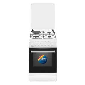 Cocina Combinada 3 Hornallas y 1 Disco-Blanca- Origen Europa