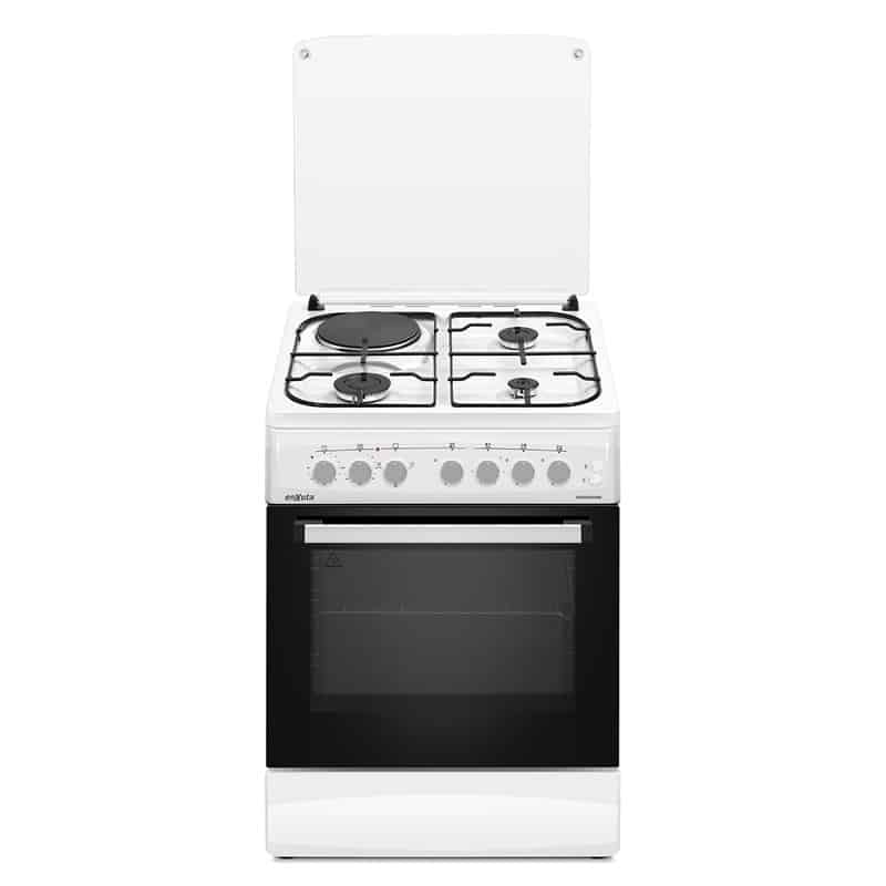 Cocina Combinada 3 Hornallas y 1 Disco- Blanca-Origen Europa