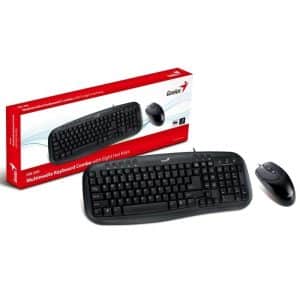 Combo Teclado y Mouse Genius Multimedia USB KM-200 Español