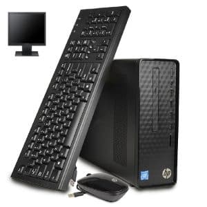 Equipo Computador PC HP Dualcore 1TB + 240GB W10+ Monitor 19