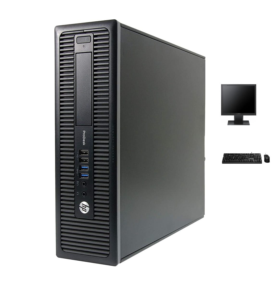 Equipo Computadora PC HP AMD A8 16GB 240GB 500GB Monitor 19"