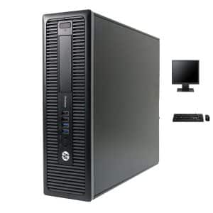 Equipo Computadora PC HP Elitedesk A8 8GB 500GB+ Monitor 19"