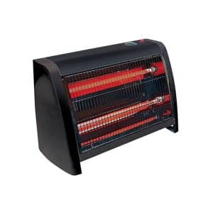 Estufa Eléctrica James -Turbocalefactor Negro 1400w TCC 1400