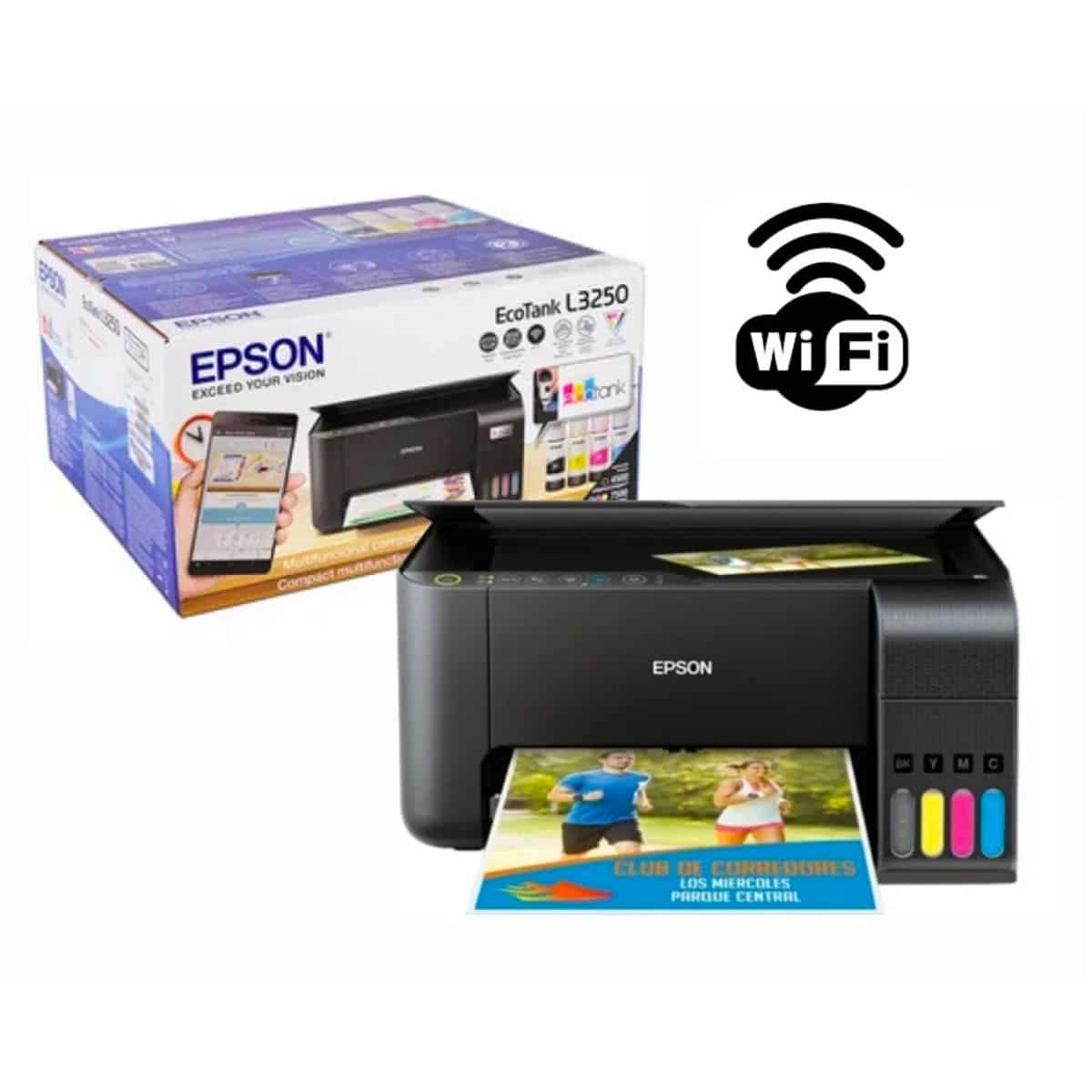 Impresora Multifuncion Epson L3250 Ecotank Wifi C