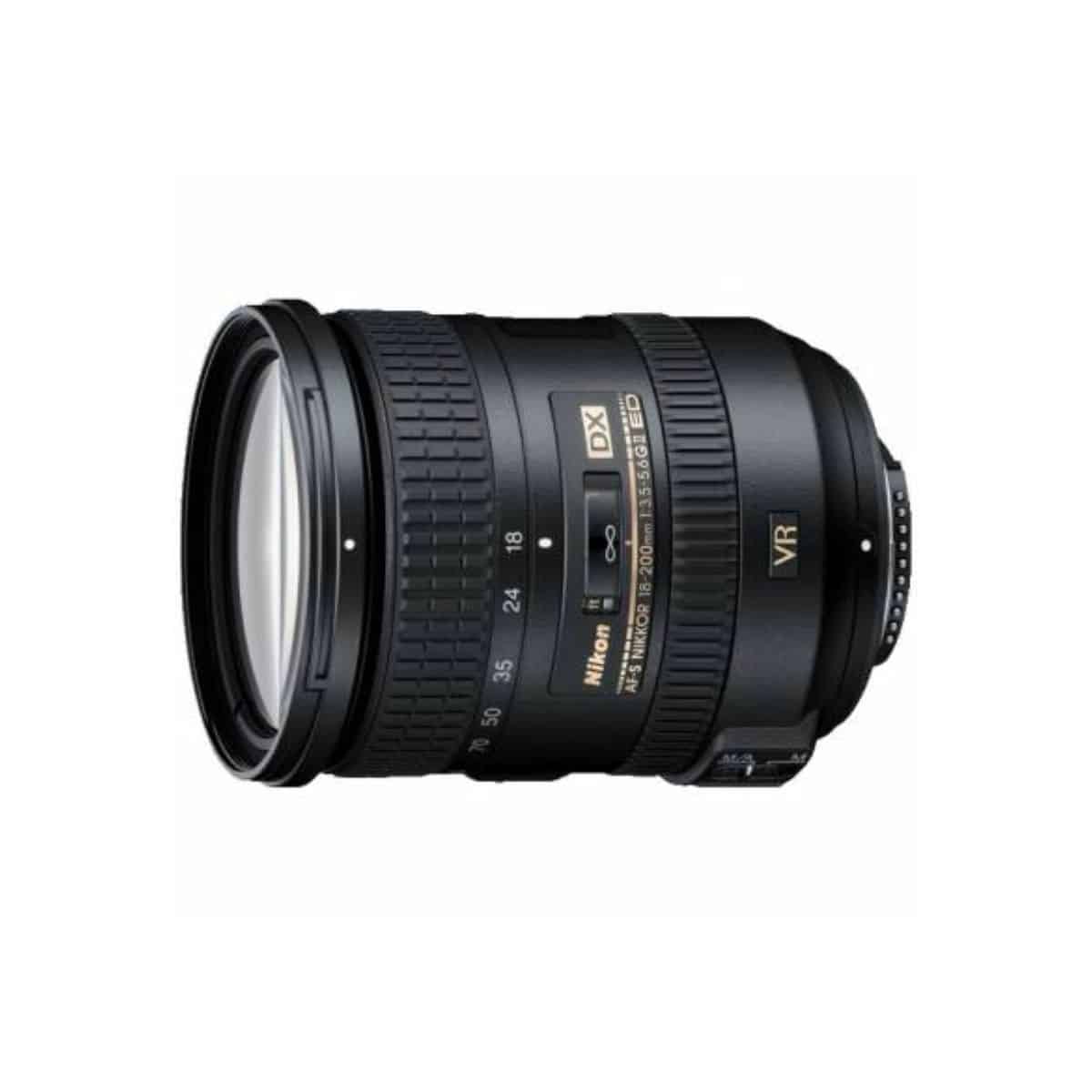Lente Nikon AF-S 18-200mm F/3.5-5.6G ED VR II para Camara