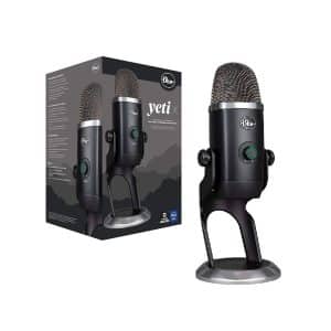 Microfono Logitech Yeti X Blackout negro