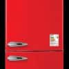 Refrigerador James Linea Retro con Freezer abajo J373RR Rojo
