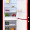 Refrigerador James Linea Retro con Freezer abajo J373RR Rojo