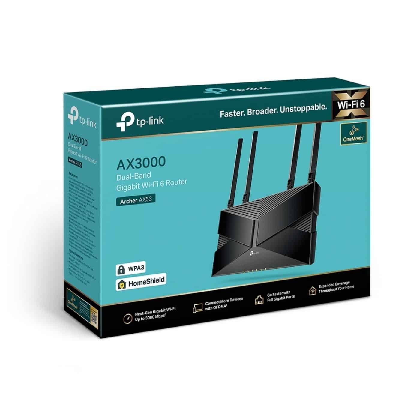 Router Inalámbrico Wi-Fi 6 TP-LINK Archer AX53 Dual Band