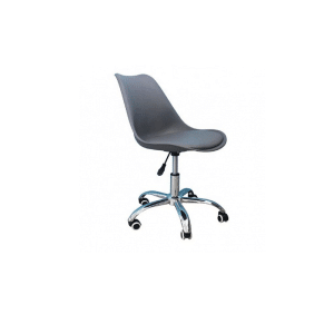 Silla Eames con ruedas gris - Altura Ajustable