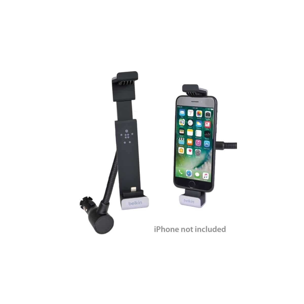 Soporte y cargador de auto Belkin para iPhone