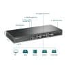 Switch TP-Link TL-SG3428X 24P Giga+4 SFP 10GE Rackeable Admi