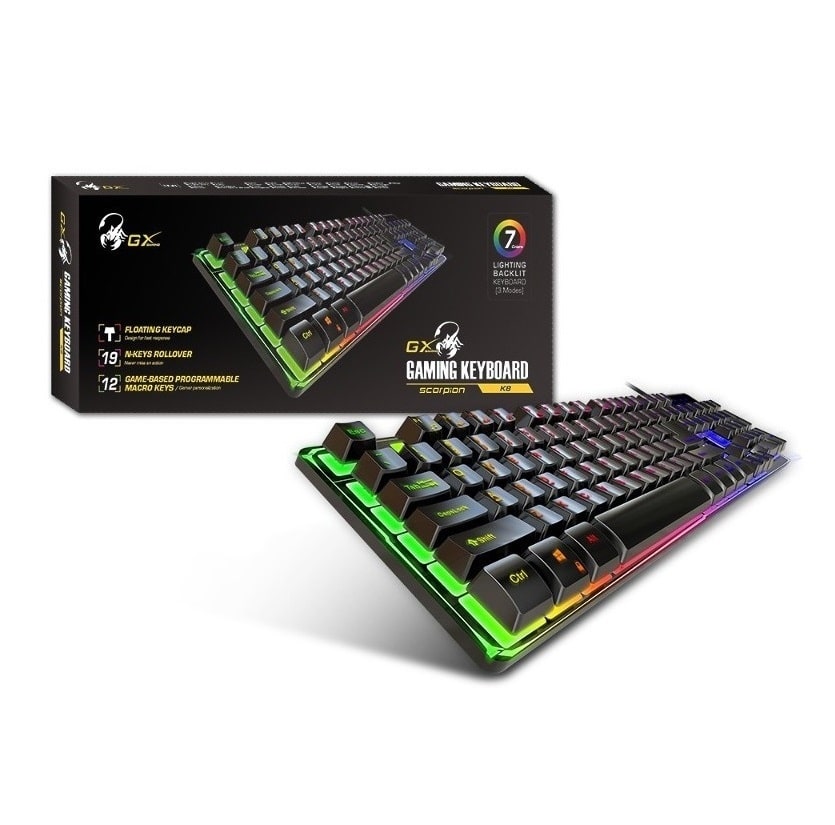 Teclado Gamer Genius Scorpion K8 USB Gaming Español
