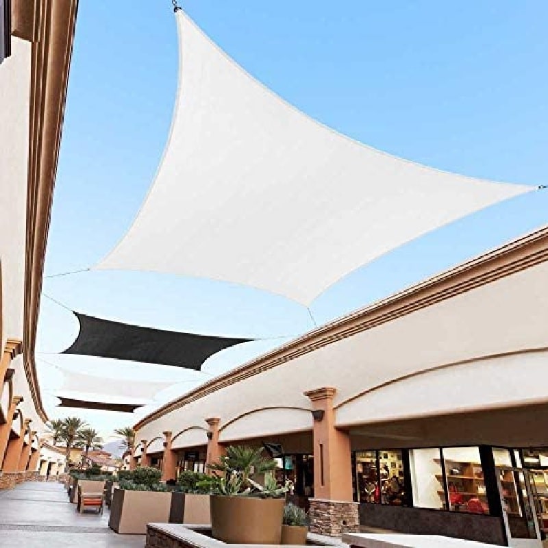 Malla Toldo Vela Alta Calidad 8 x 2 metros Filtro 98% Blanco