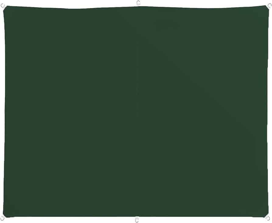 Toldo Vela p/ sombra viento c/ Uv - 4*5 rectangulo VERDE