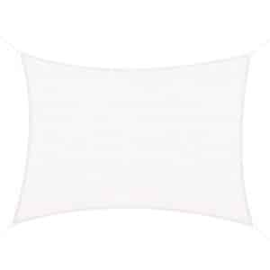 Toldo Vela p/ sombra viento c/ Uv - 4*6.5 rectangulo BLANCO