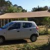 Toldo Vela p/ sombra viento y granizo c/Uv - 3*5 Rectangulo