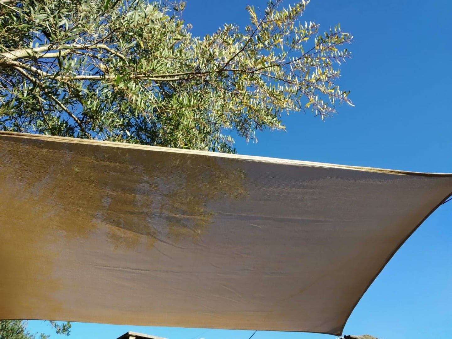 Toldo Vela p/ sombra viento y granizo c/Uv - 3*5 Rectangulo
