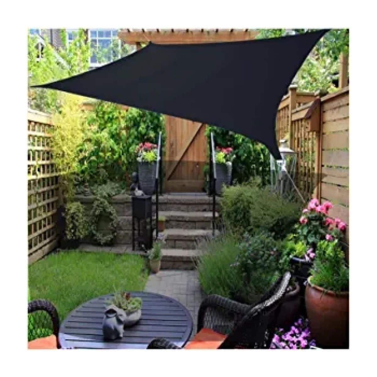 Toldo Vela p/ sombra viento y granizo c/Uv - 8*14 rectangulo