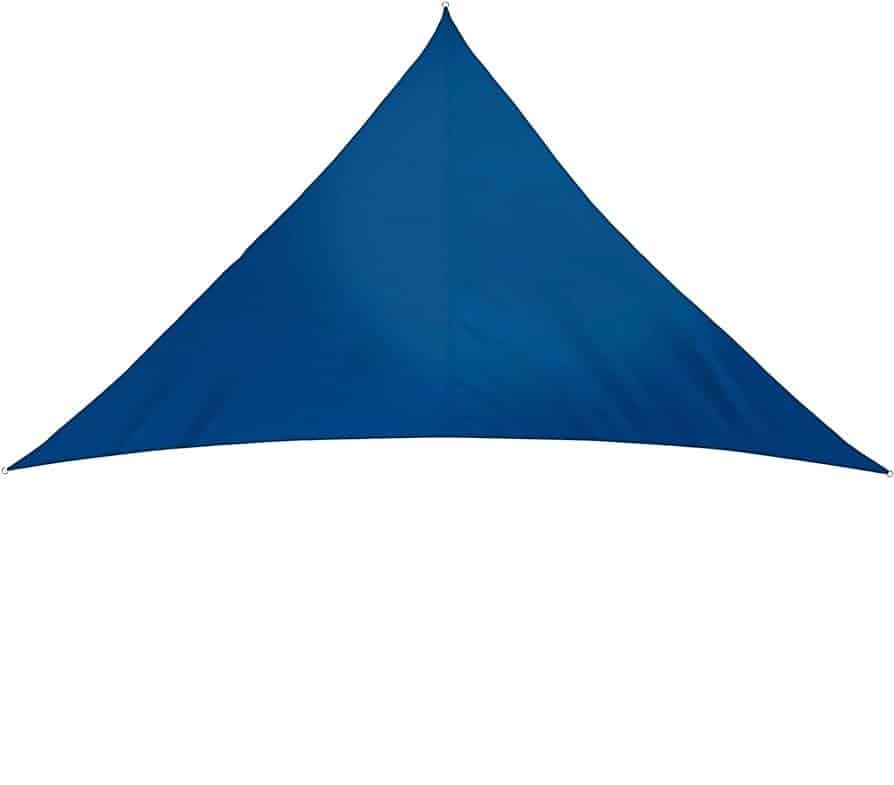Toldo Vela sombra viento granizo Uv - 4*2.5*5 triangulo AZUL