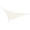 Toldo Vela sombra viento y granizo 4*2.5*5 triangulo BLANCO