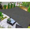 Toldo Vela sombra viento y granizo Uv-2*2 Mts Cuadrado Negro