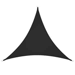 Toldo Vela sombra viento y granizo - 4*4*5.6 triangulo NEGRO
