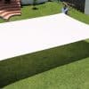 Malla Toldo Vela Alta Calidad 8 x 9 metros Uv 98% Blanco