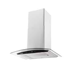 Campana Chimenea Extractora James p/Cocina Curvex 90 Inox