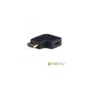 Adaptador HDMI M / H en L 90º Techly