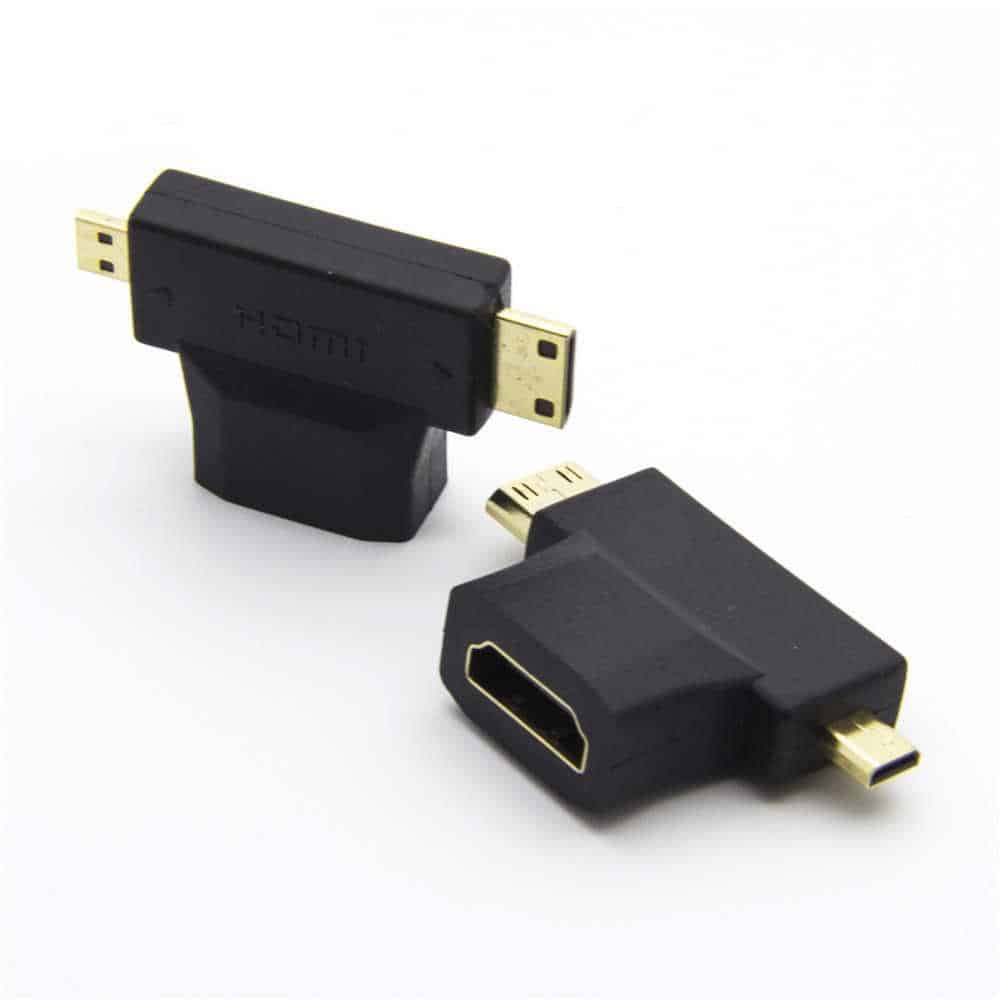 Adaptador HDMI Tipo T a Mini HDMI & Micro HDMI Xtreme