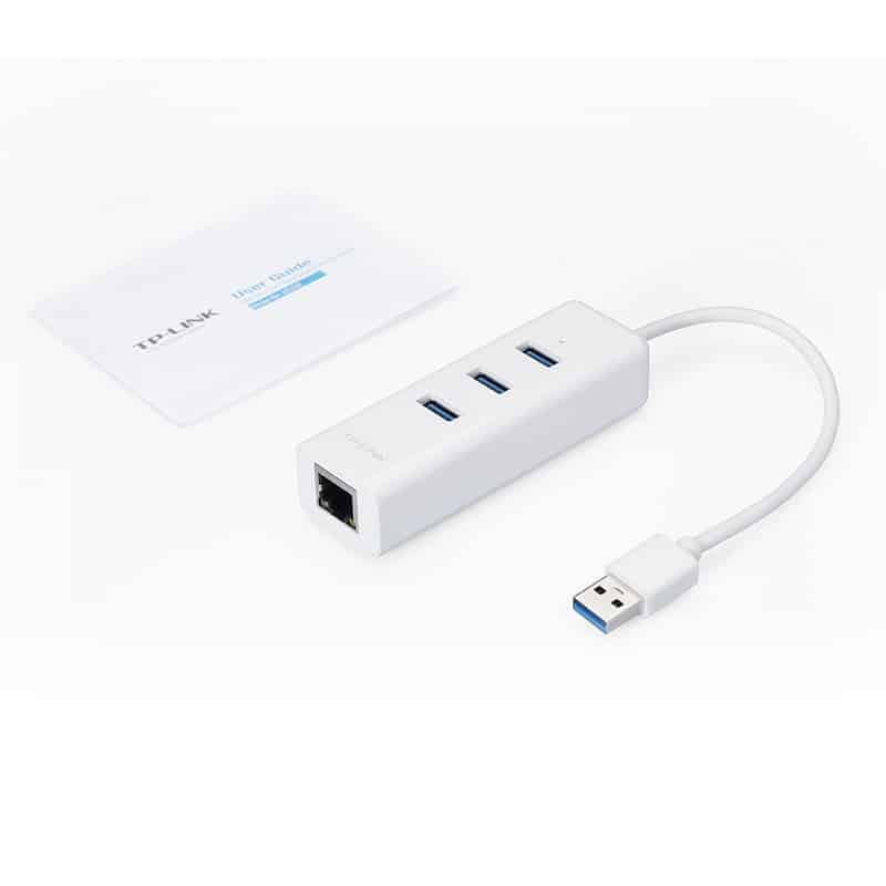 Adaptador de Red USB 3.0 a Ethernet Gb Y 3 USB TP-LINK UE330