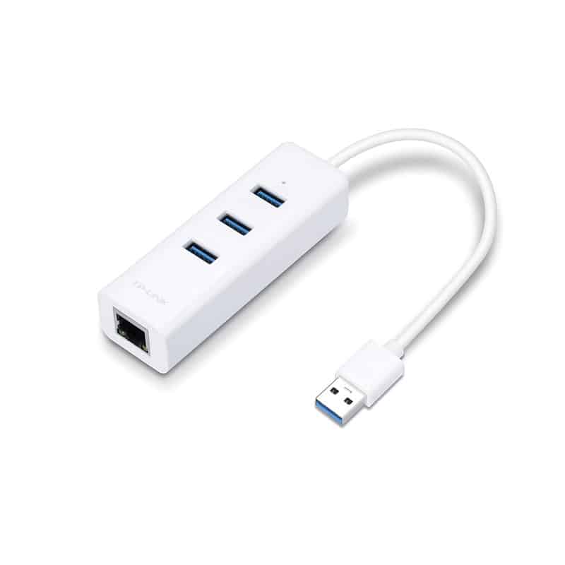 Adaptador de Red USB 3.0 a Ethernet Gb Y 3 USB TP-LINK UE330