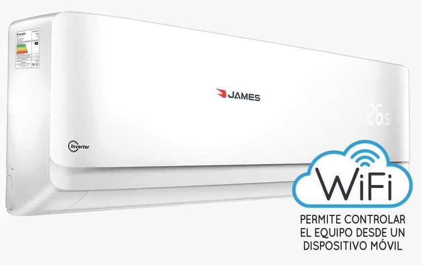 Aire Acondicionado James INVERTER 9000 Btu Clase A Con WIFI