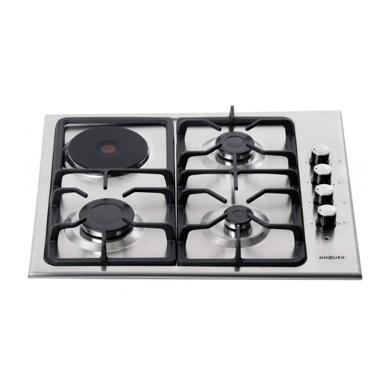 Anafe de empotrar 60cm 3 hornallas 1 Disco- Enxuta -AENX5546