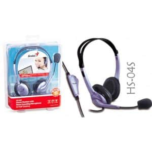 Auricular Audifonos c/mic Genius HS-04S Single Jack-Notebook