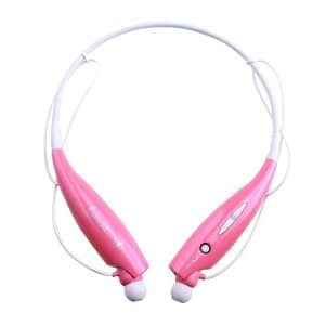 Auriculares Bluetooth deportivos Rosado