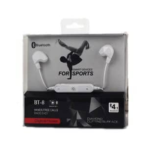Auriculares Bluetooth para deportes Blanco